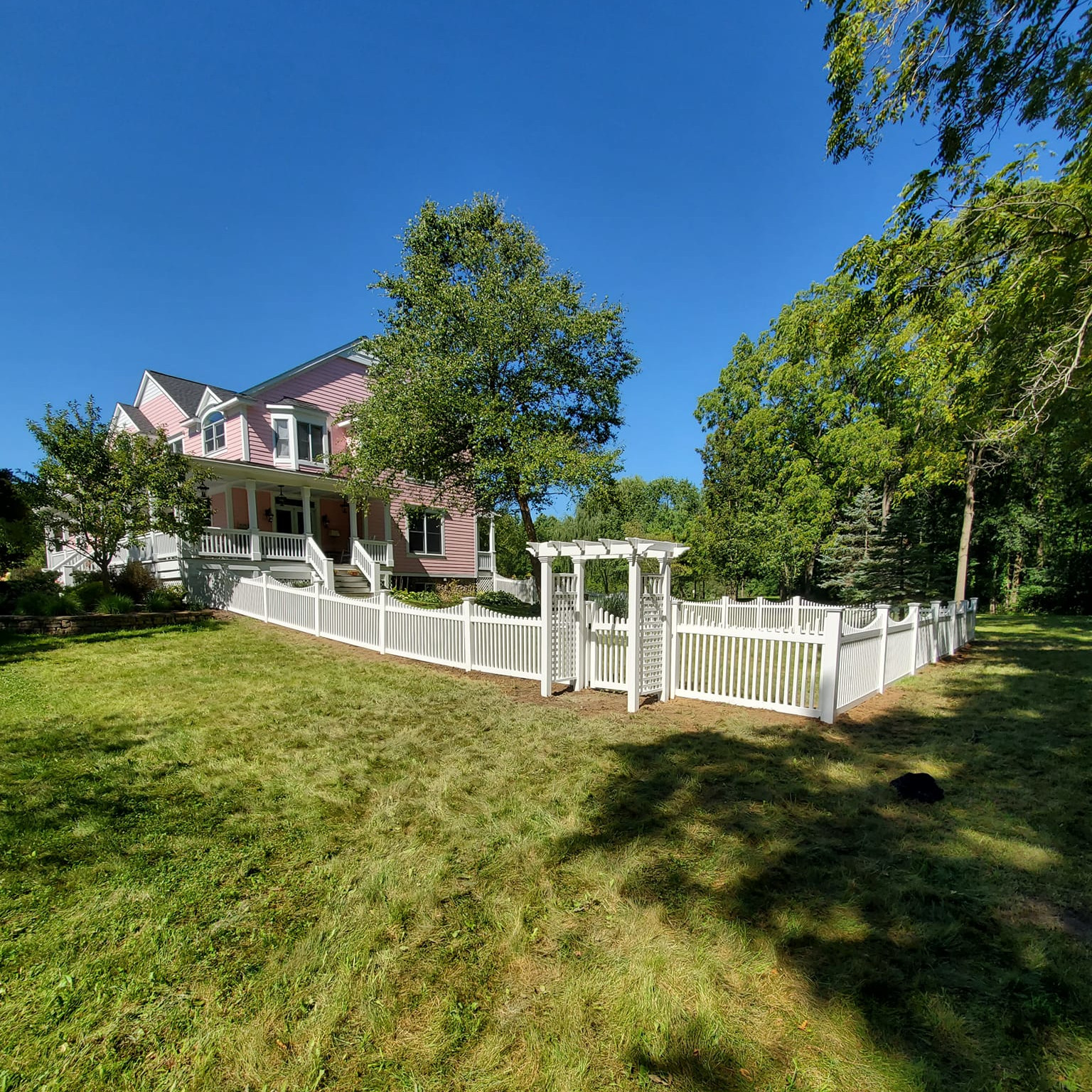 PVC Privacy Fence